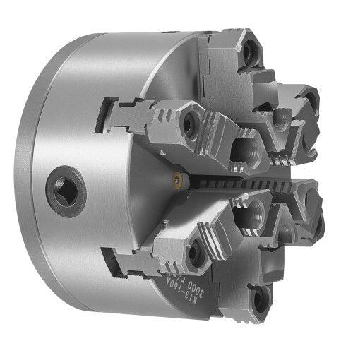 6-inch 6-jaw self-centering lathe chuck with D1-4 cam lock backing plate | EU