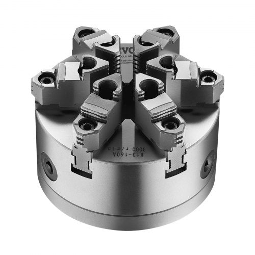 6-inch 6-jaw self-centering lathe chuck with D1-4 cam lock backing plate | EU