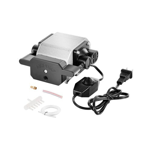 Air Assist, Adjustable 30 L/min Airflow, Air Assist Pump Kit for Laser Cutter and Engraver, Clear Smoke and Dust, Reduce Surface Temperature, Shield Laser Lens, for Laser Engraving Wood Metal