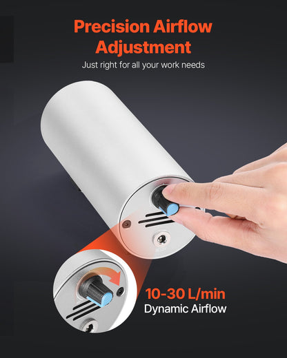Air Assist Justerbar 30 L/min luftpump för lasergravörskärare ≥ 20W