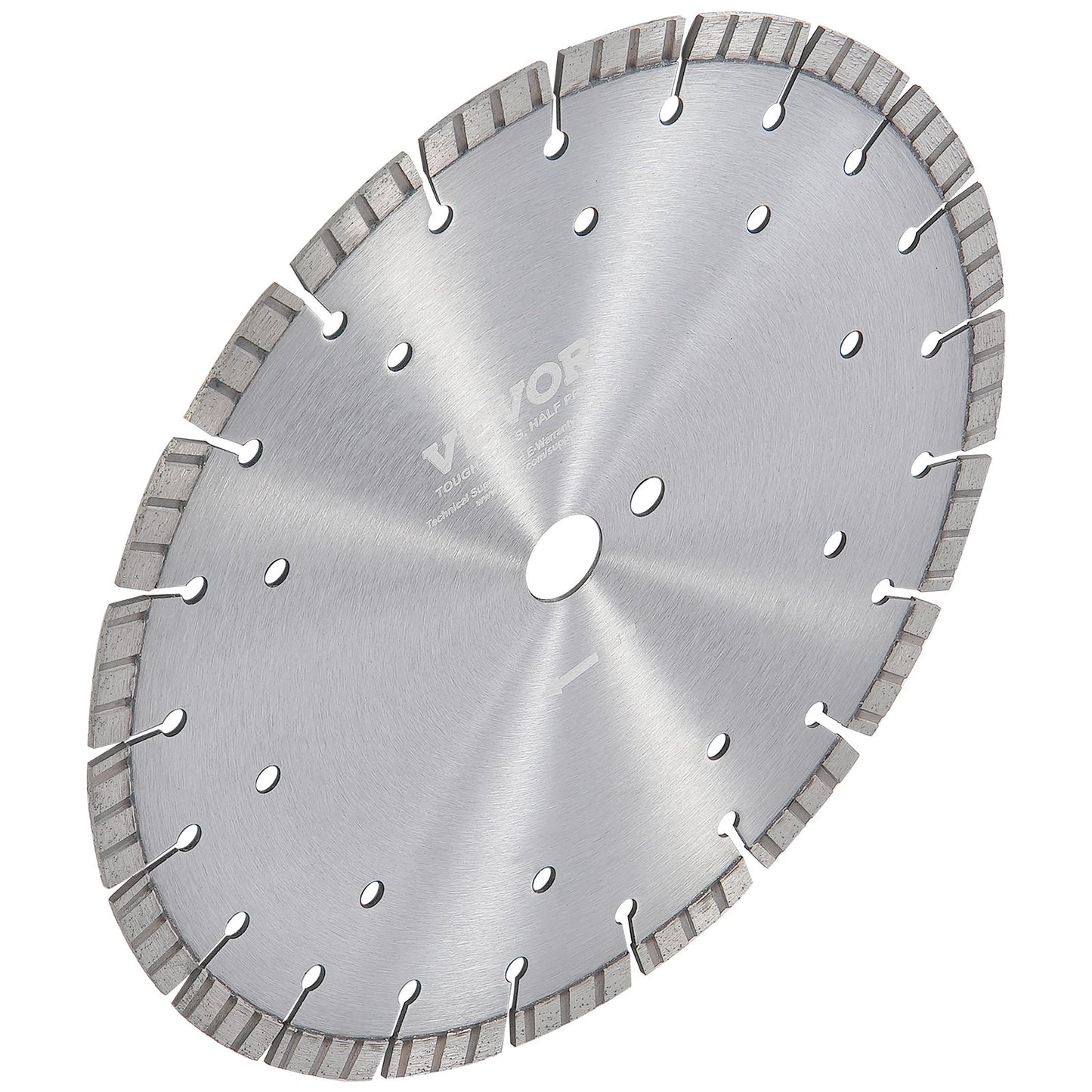 Diamond Blade 12 Inch Concrete Saw Blade Wet or Dry 0.47 Inch Wavy Teeth