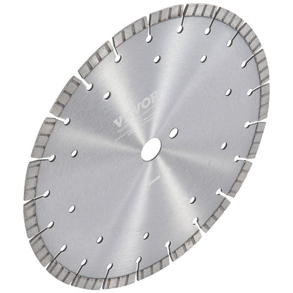 Diamond Blade 12 Inch Concrete Saw Blade Wet or Dry 0.47 Inch Wavy Teeth