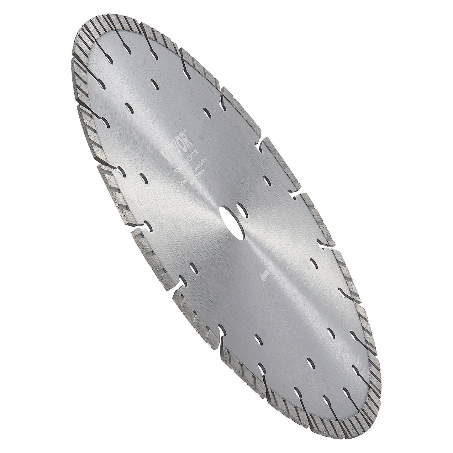 Diamond Blade 12 Inch Concrete Saw Blade Wet or Dry 0.47 Inch Wavy Teeth