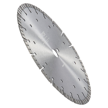 Diamond Blade 12 Inch Concrete Saw Blade Wet or Dry 0.47 Inch Wavy Teeth