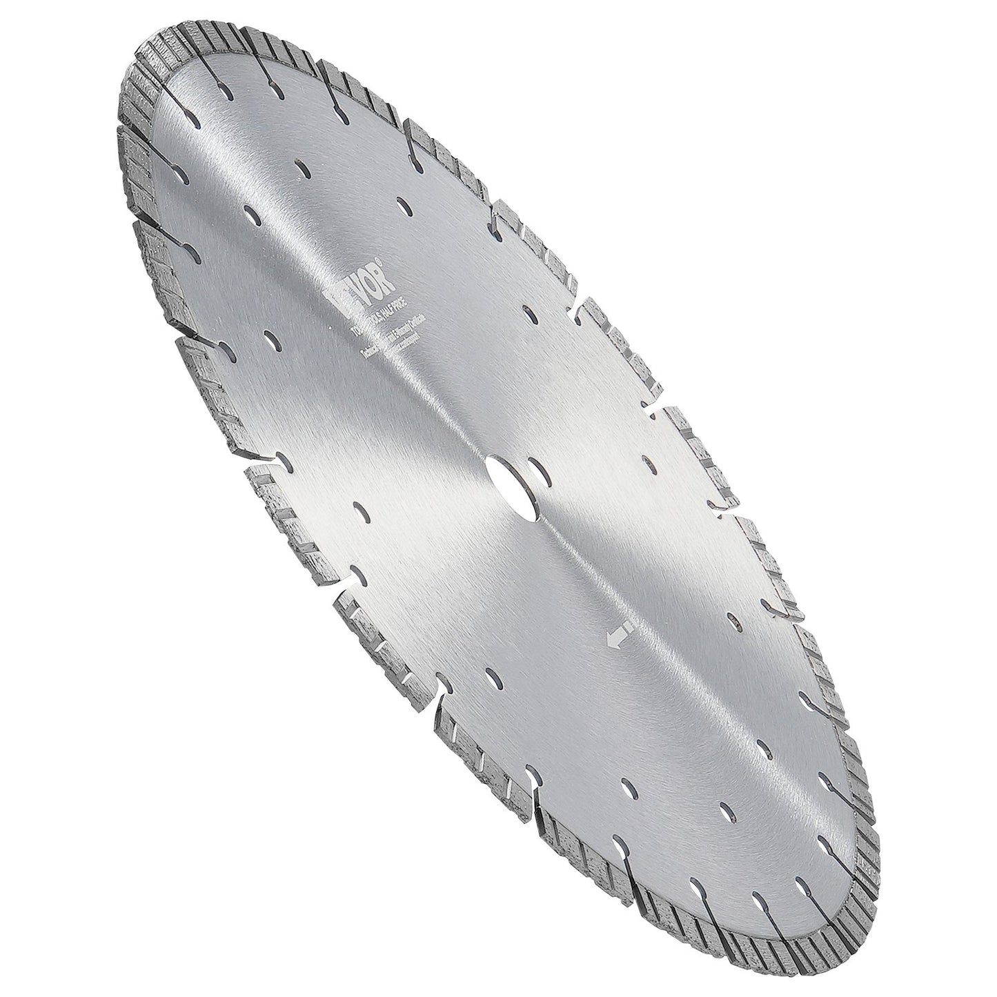 Diamantklinge 14 Zoll Betonsägeblatt Nass oder Trocken 0,47 Zoll gewellte Zähne