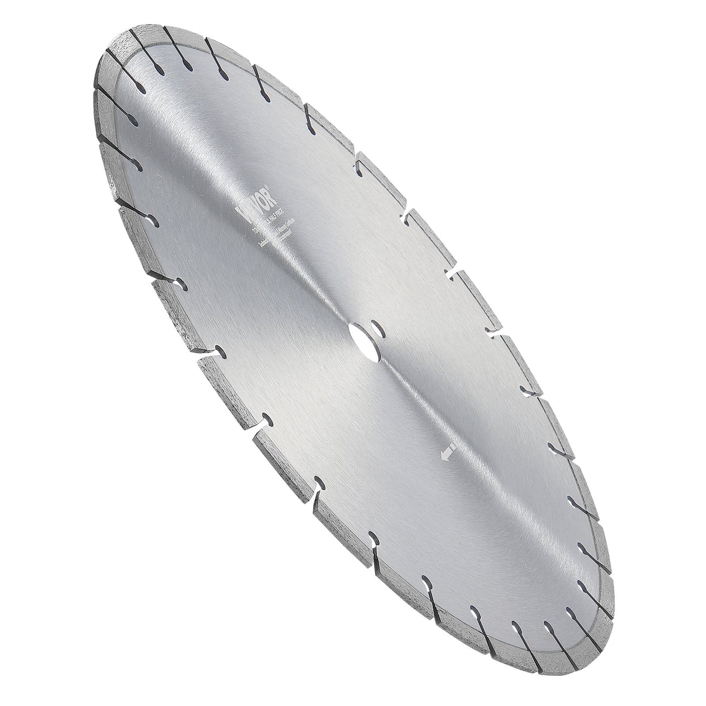 Diamantblad 16 tums betongsågblad våta eller torra 0,47 tum platta tänder