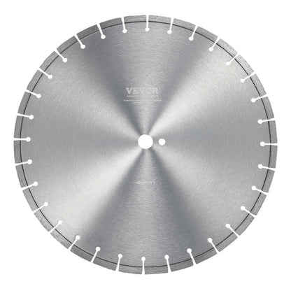 Diamantklinge, 18 Zoll, Betonsägeblatt, nass oder trocken, 0,47 Zoll, flache Zähne