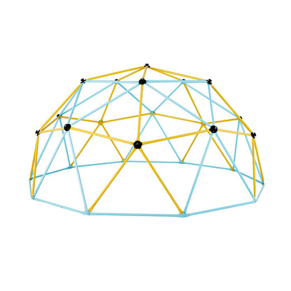 Climbing Dome, 10FT Geometric Dome Climber Play Center for Kids 3 to 10 Years Old, Jungle Gym Supports 750 LBS and Easy Assembly, with Climbing Grips, Outdoor Play Equipment for Kids