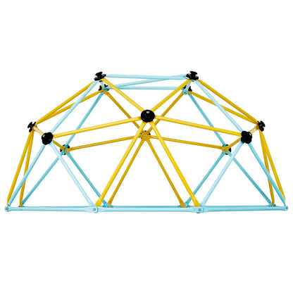 Climbing Dome, 6FT Geometric Dome Climber Play Center for Kids 3 to 9 Years Old, Jungle Gym Supports 600 LBS and Easy Assembly, with Climbing Grips, Outdoor and Indoor Play Equipment for Kids