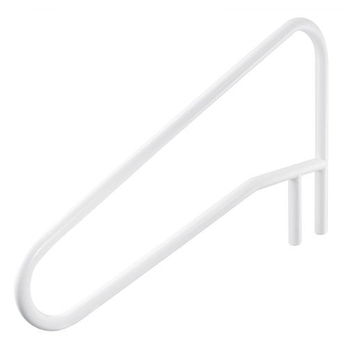 Pool Rail, 54 x 32 inch Pool Handrail, 220 lbs Load Capacity Heavy Duty Stainless Steel Swimming Handrail, Seamless Welding, Recessed or Base Mount, for Poolside, Water Parks, Spa Centers