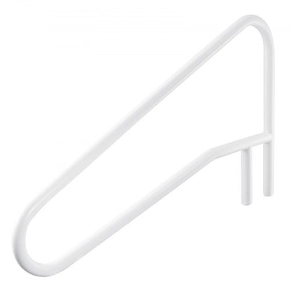 Pool Rail, 54 x 32 inch Pool Handrail, 220 lbs Load Capacity Heavy Duty Stainless Steel Swimming Handrail, Seamless Welding, Recessed or Base Mount, for Poolside, Water Parks, Spa Centers