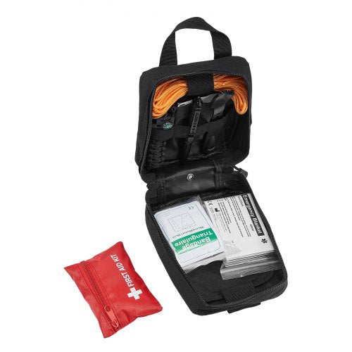 Survival Kit Erste Hilfe 250 Stück Notfall Medizinische Trauma Tasche für Camping