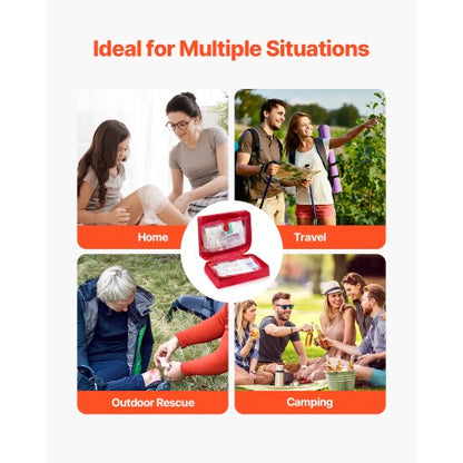 First Aid Kit 420 Pieces Large Survival Bag Emergency Medical Equipment