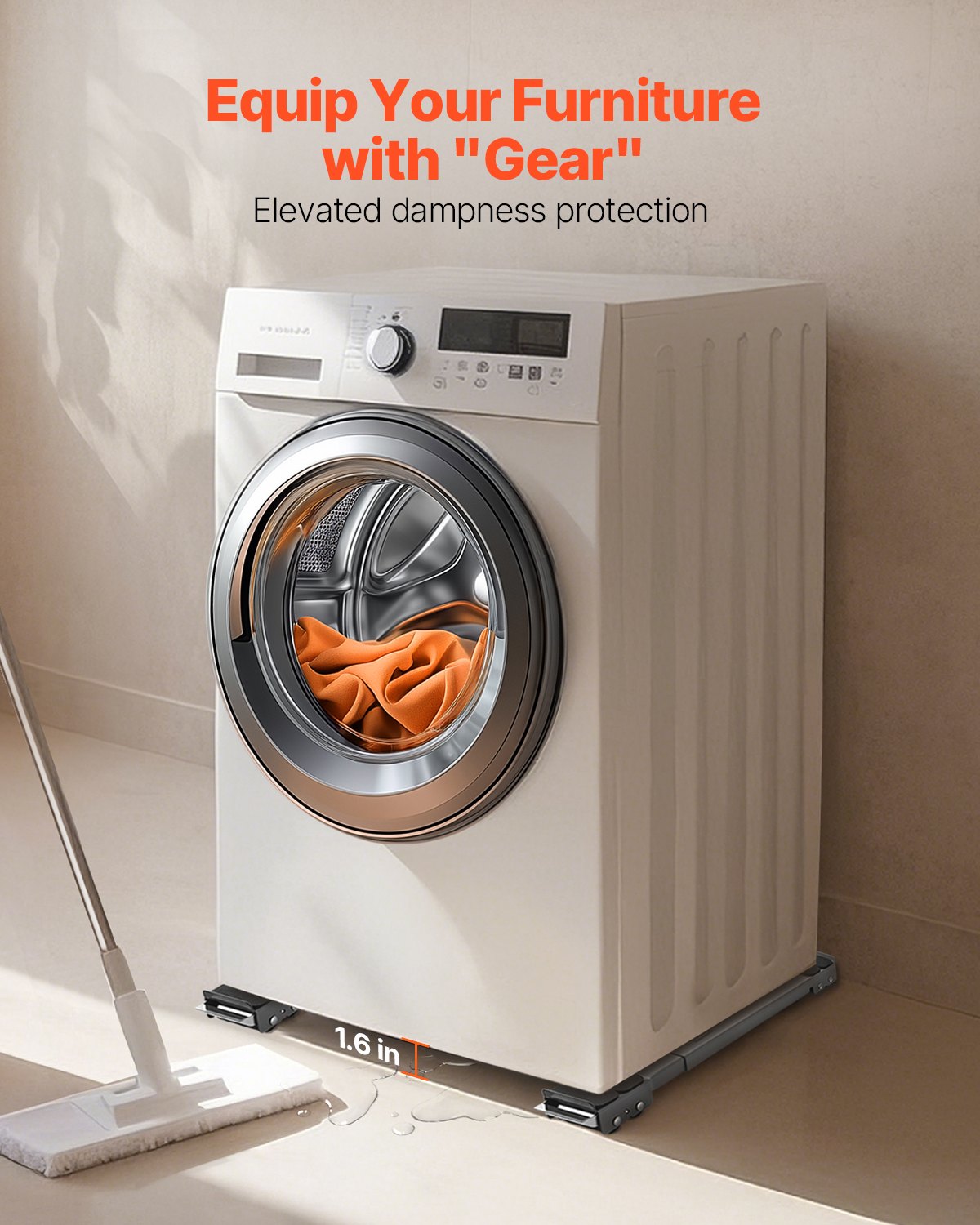 Furniture Dolly Mobile Roller 330 lbs Loading Retractable Appliance Rollers