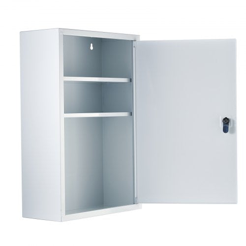 Första hjälpen-skåp med 3 hyllor, 1000 delar, väggmonterat medicinskåp i metall