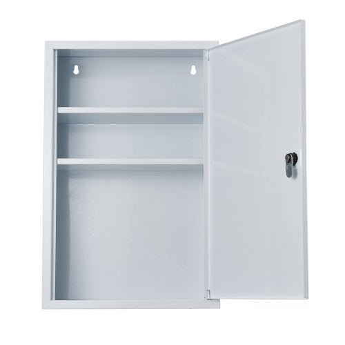 Första hjälpen-skåp med 3 hyllor, 1000 delar, väggmonterat medicinskåp i metall