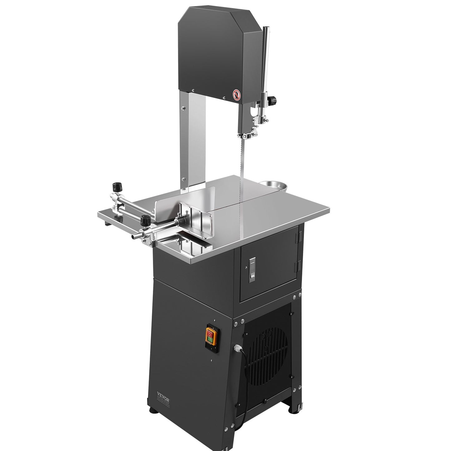 550W Commercial Electric Meat Band Saw Stainless Steel Bone Saw Machine