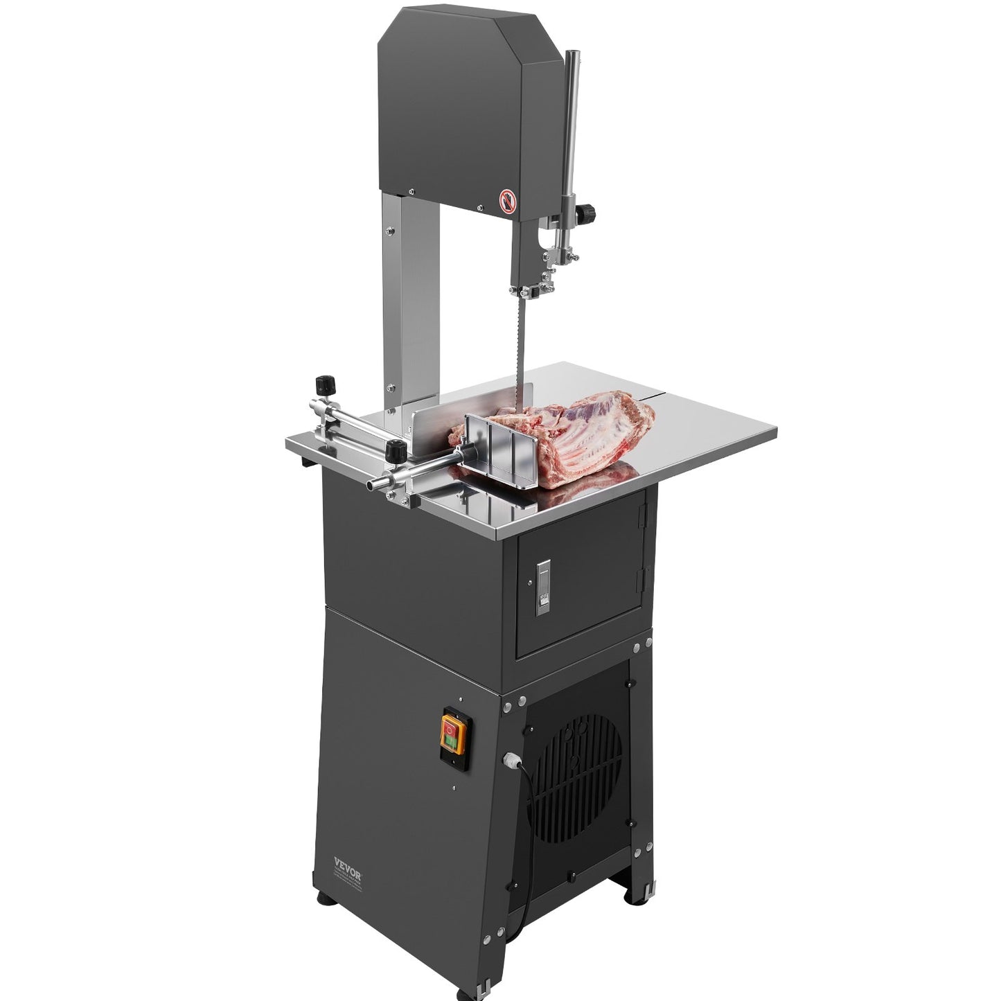 850W Commercial Electric Meat Band Saw Stainless Steel Bone Saw Machine