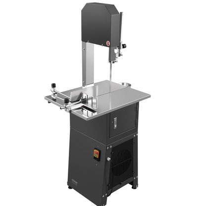 850W Commercial Electric Meat Band Saw Stainless Steel Bone Saw Machine