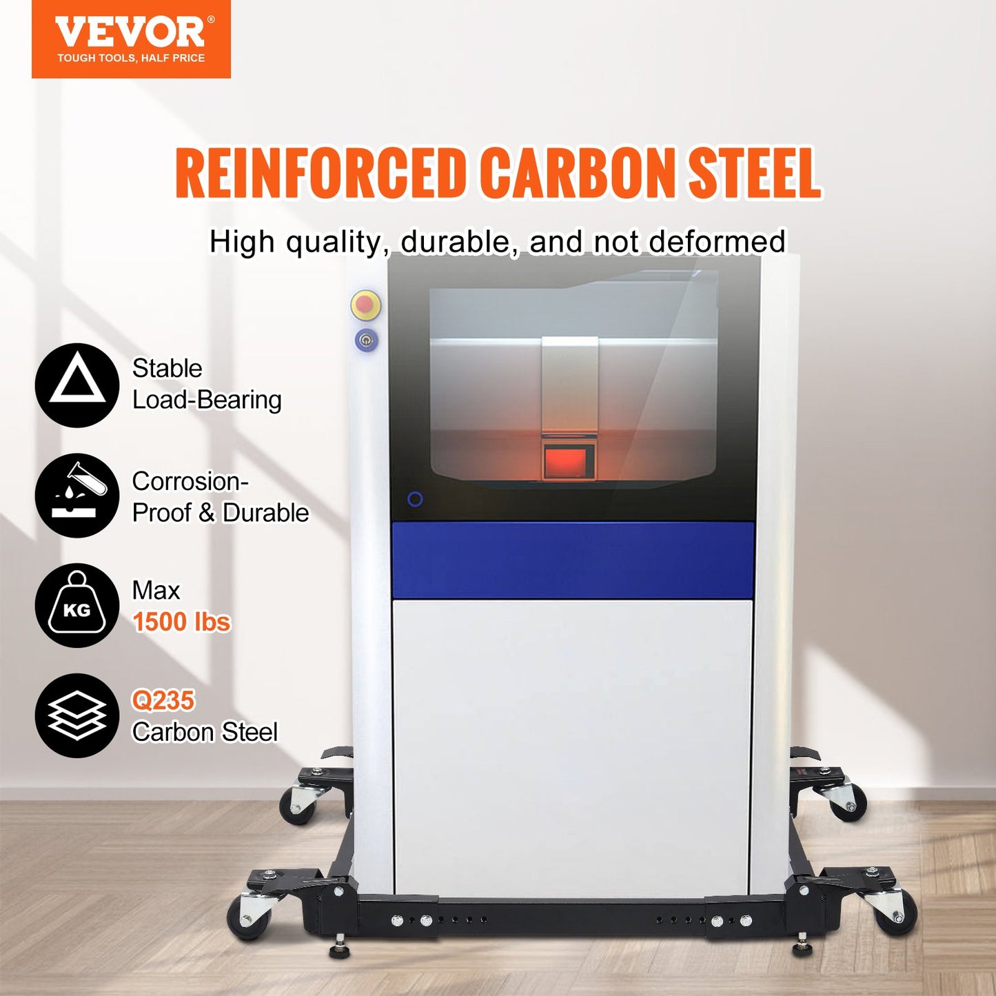 Mobiler Hochleistungs-Universalständer mit 1500 lb Tragkraft für Werkzeugmaschinen