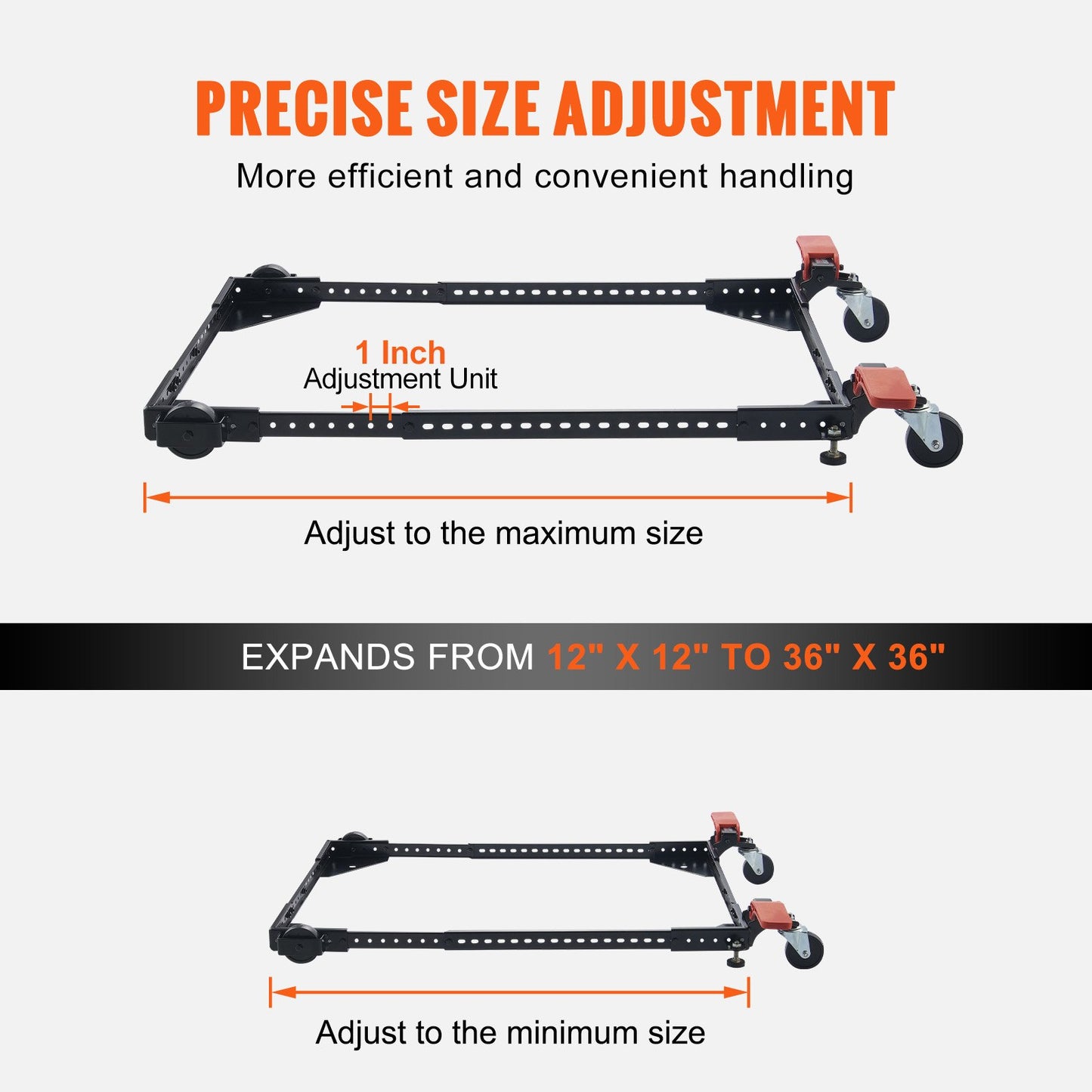 Mobiler Hochleistungs-Universalständer mit 500 lbs Kapazität für Werkzeugmaschinen
