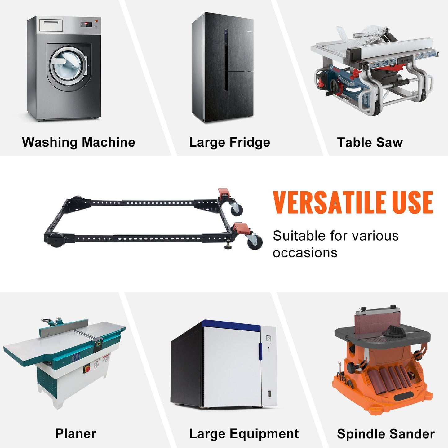 Mobiler Hochleistungs-Universalständer mit 500 lbs Kapazität für Werkzeugmaschinen