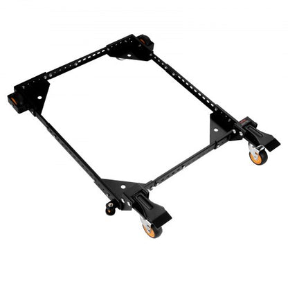Mobile Base, 650 lbs Weight Capacity, Adjustable from 12" x 12" to 36" x 36", Heavy Duty Universal Mobile Base Stand with Swivel Wheels, for Woodworking Equipment, Bandsaw, Power Tools, Machines