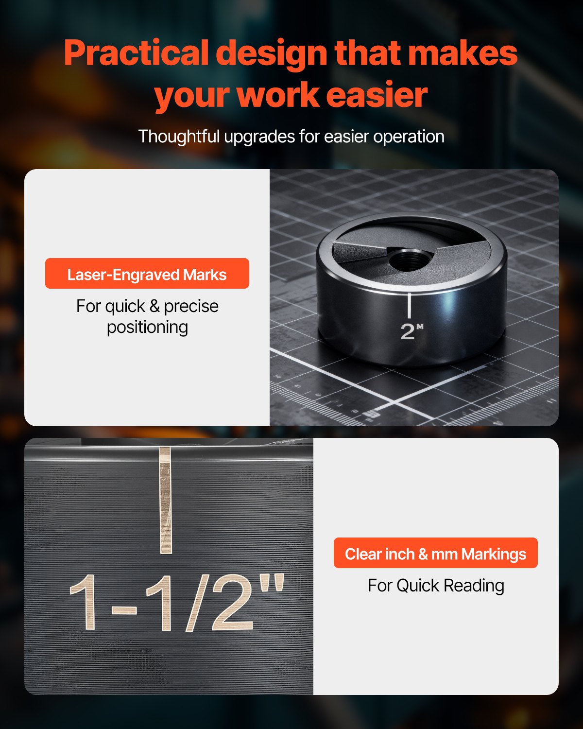 Knockout Punch Set, 1/2 to 2 inch SLUG-Buster Ratchet Knockout Set, Ratchet Wrench Knockouts Punch Sets for Aluminum, Mild steel, Fiberglass, Plastics, 6 Die Sizes, 40Cr Steel Ko Tool Kit