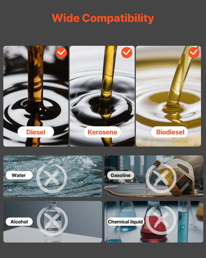 Oil Transfer Pump 110V, 16 GPM 60 L/min, AC Electric Fuel Transfer Pump for Diesel Kerosene Biodiesel, 8 ft/2.4 m Max Suction Lift, 45 ft/13.7 m Max Lift, for Vehicles, Construction Sites, Farms