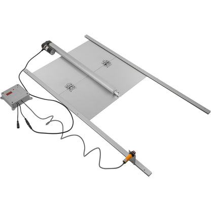 Automatische Hühnerstalltür, Hühnertüröffner mit Timer und Lichtsensor, 12 V 66 W Hühnerstalltür, elektrisches Geflügeltüröffner-Set mit Infrarotsensor, automatische Hühnertür mit 2 Fernbedienungen