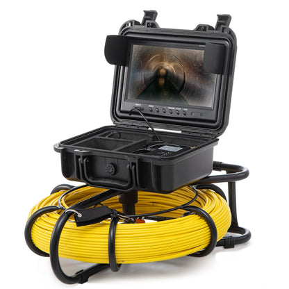 Sewer Camera Pipe Inspection Camera 9 Inch 720p Screen Pipe Camera 393 Feet