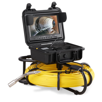 Sewer Camera Pipe Inspection Camera 9 Inch 720p Screen Pipe Camera 393 Feet