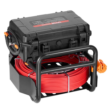 Avloppskamera 165 fot/50 m självnivellerande avloppskamera med 10,1" pekskärm