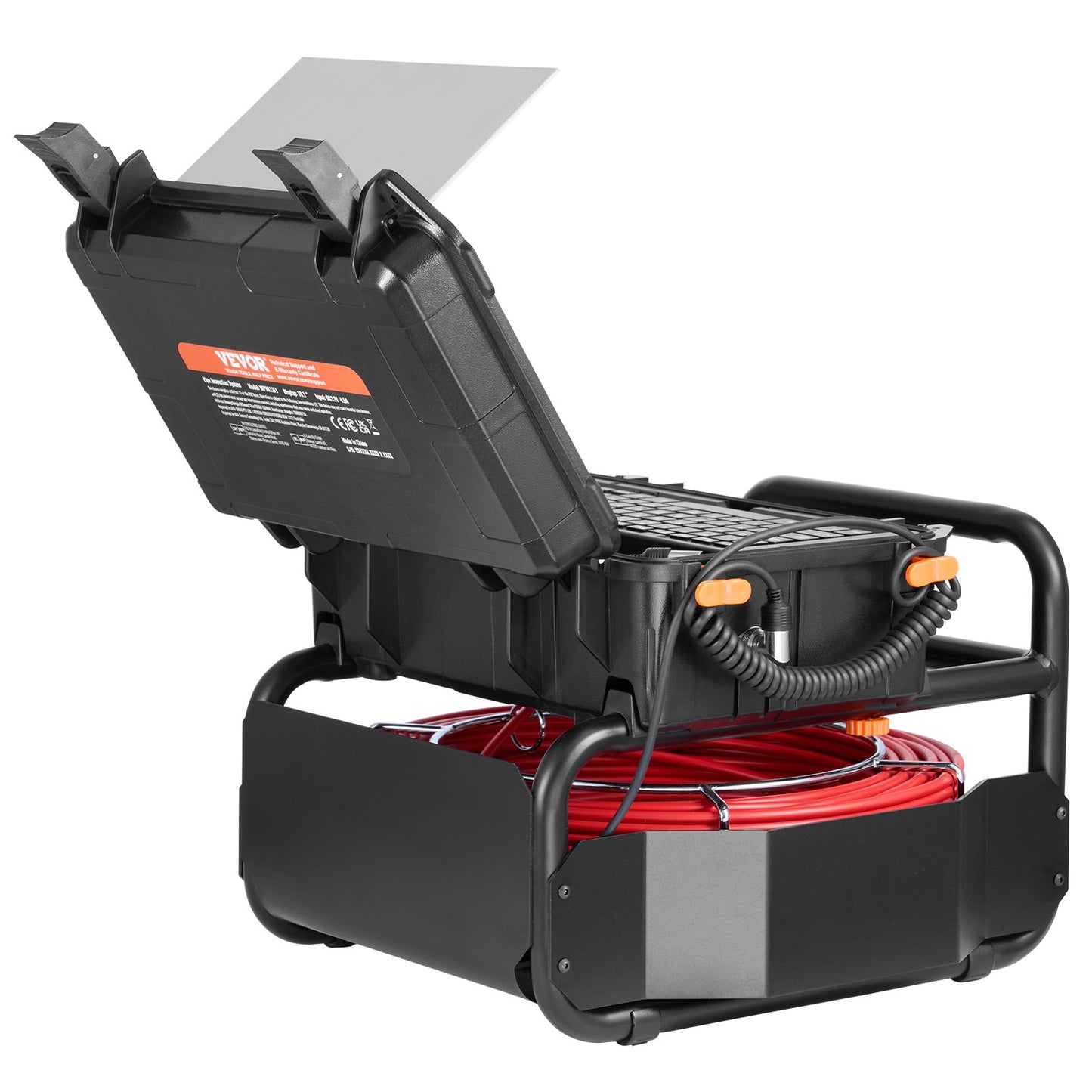 Avloppskamera 165 fot/50 m självnivellerande avloppskamera med 10,1" pekskärm