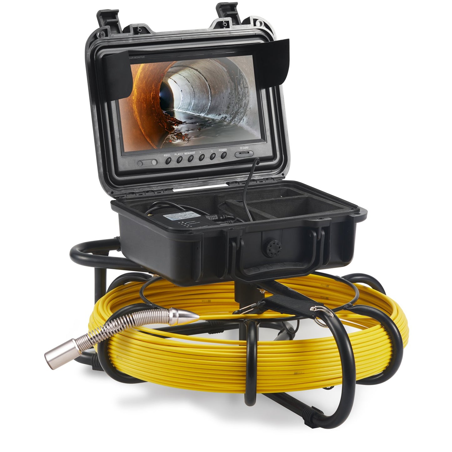 Sewer Camera Pipe Inspection Camera 9 Inch 720p Screen Pipe Camera 165 Feet