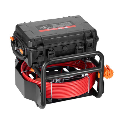 Avloppskamera 98 fot/30 m självnivellerande avloppskamera med 512Hz sändare