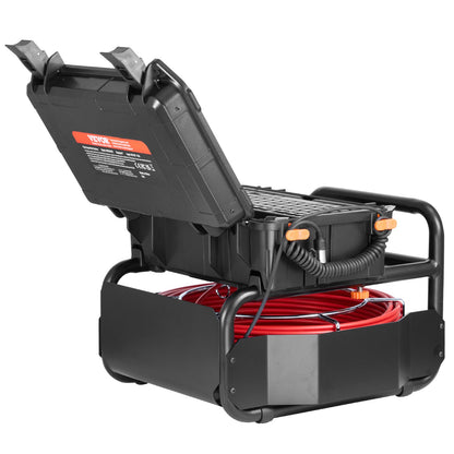 Avloppskamera 98 fot/30 m självnivellerande avloppskamera med 512Hz sändare