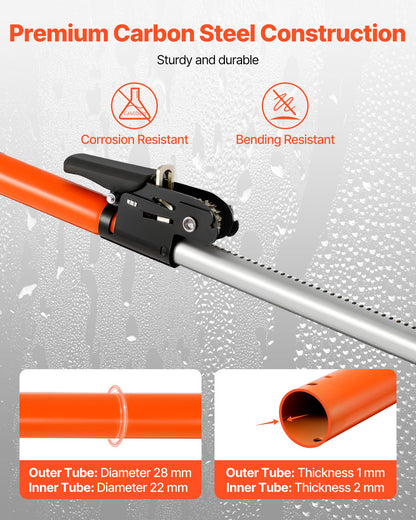 Cargo Bar, Ratcheting Cargo Bar Adjustable from 40" to 73", Heavy-duty Steel Cargos Stabilizer with Storage Net & Non-Slip Foot Pads, Telescoping Load Lock Bars Stop Sliding for SUVs, Sedans