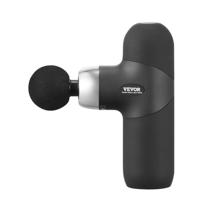 Mini-Massagepistole, Tiefengewebe-Percussion-Muskelmassagegerät, 4 Geschwindigkeiten, 4 Köpfe