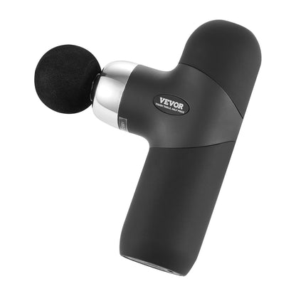 Mini-Massagepistole, Tiefengewebe-Percussion-Muskelmassagegerät, 4 Geschwindigkeiten, 4 Köpfe