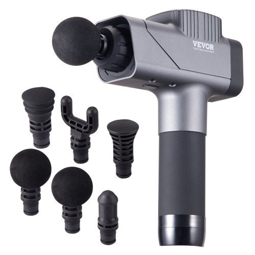Massage Gun Deep Tissue, Percussion Muscle Massager for Athletes - with 8 Speed Levels & 6 Massage Heads, 16V 2500mAh Batteries, Handheld Massage Gun for Pain Relief, Muscle Relaxation