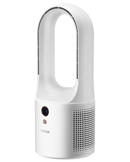 Portable Bladeless Desk Fan 12.99" 6-Speed Quiet Fan for Bedroom and Office