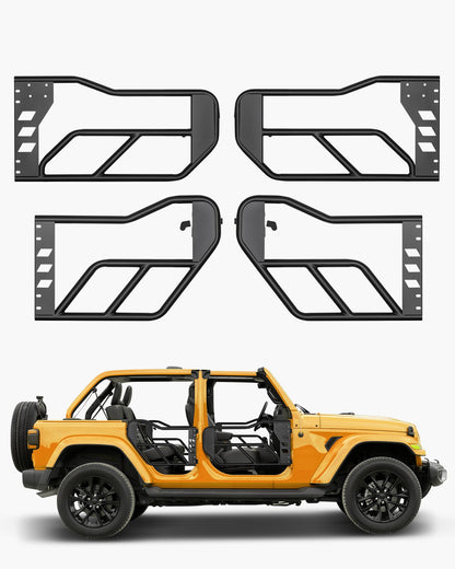 4-door Jeep Tube Doors Jeep Tube Doors for 2007-2018 Jeep Wrangler JK