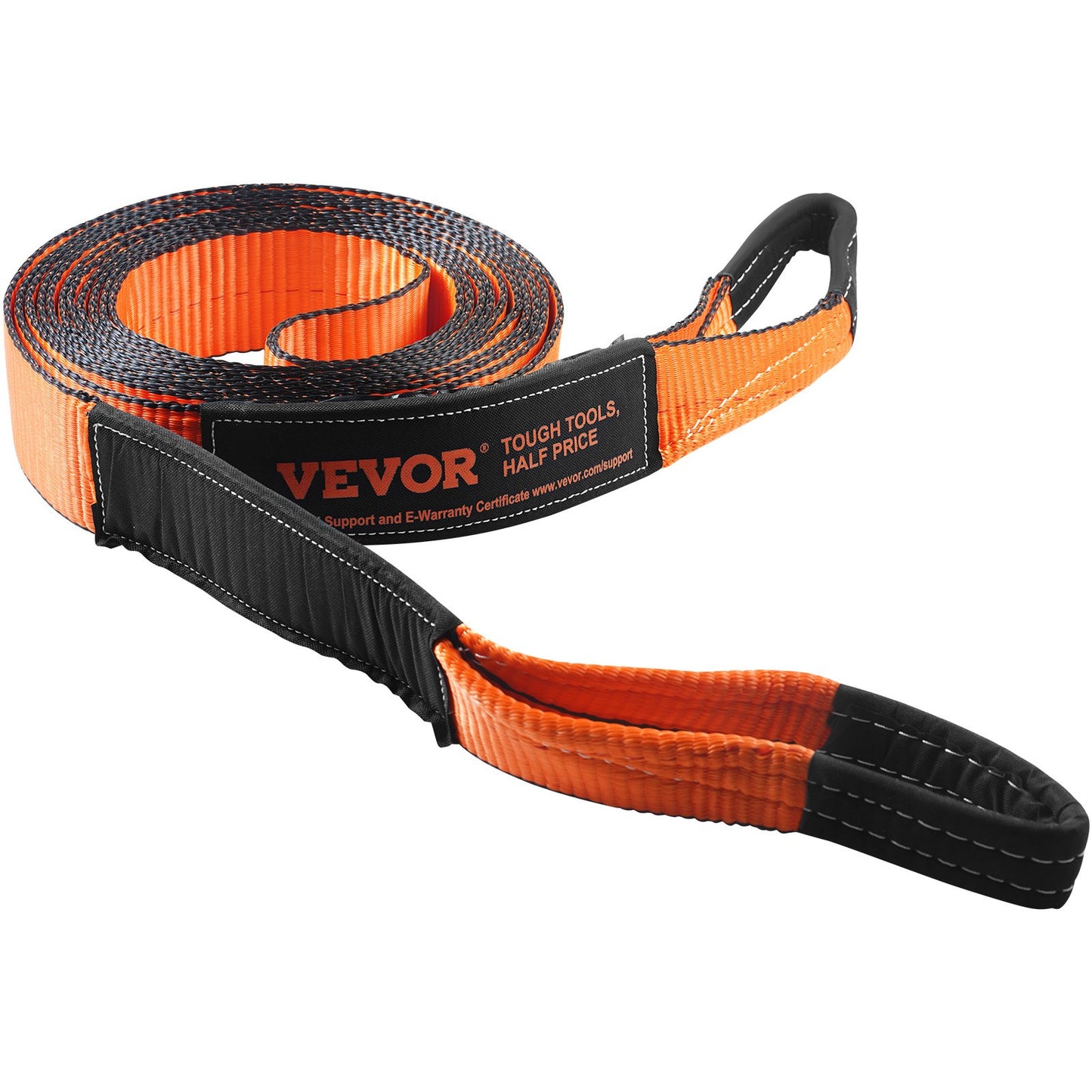 Off-Road Recovery Kit, 3" x 30", Heavy Duty Winch Recovery Kit with 30,000 lbs Tow Strap, 44,092 lbs D-Ring Shackles, Shackle Recovery and Storage Bag, for Off-Road Vehicles, Jeeps, ATVs, Trucks