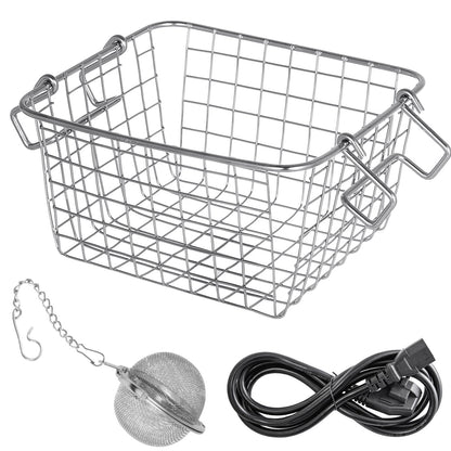 2L Ultrasonic Cleaner Stainless Steel Ultrasonic Cleaner Digital Heater Timer Jewelry Cleaner for Commercial Personal Home Use (2L)