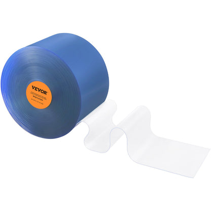 Strip Gardin PVC Dörr Gardin 164' x 8" Roll Cooler Frys Klar Plast