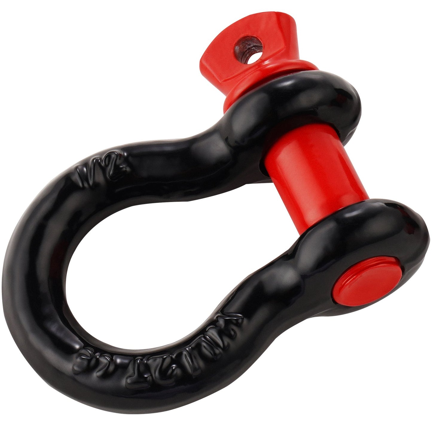 4er-Pack 1/2" D-Ring-Schäkel mit 5/8" Schraubstift 17637 lbs Bruchfestigkeit