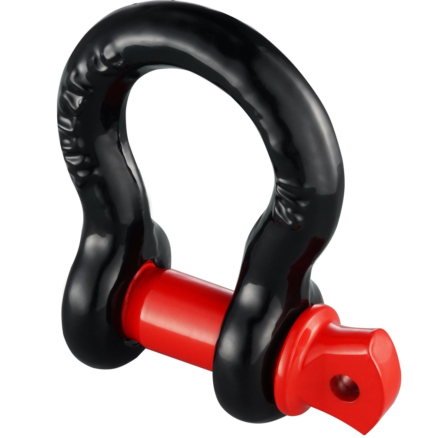 4er-Pack 1/2" D-Ring-Schäkel mit 5/8" Schraubstift 17637 lbs Bruchfestigkeit