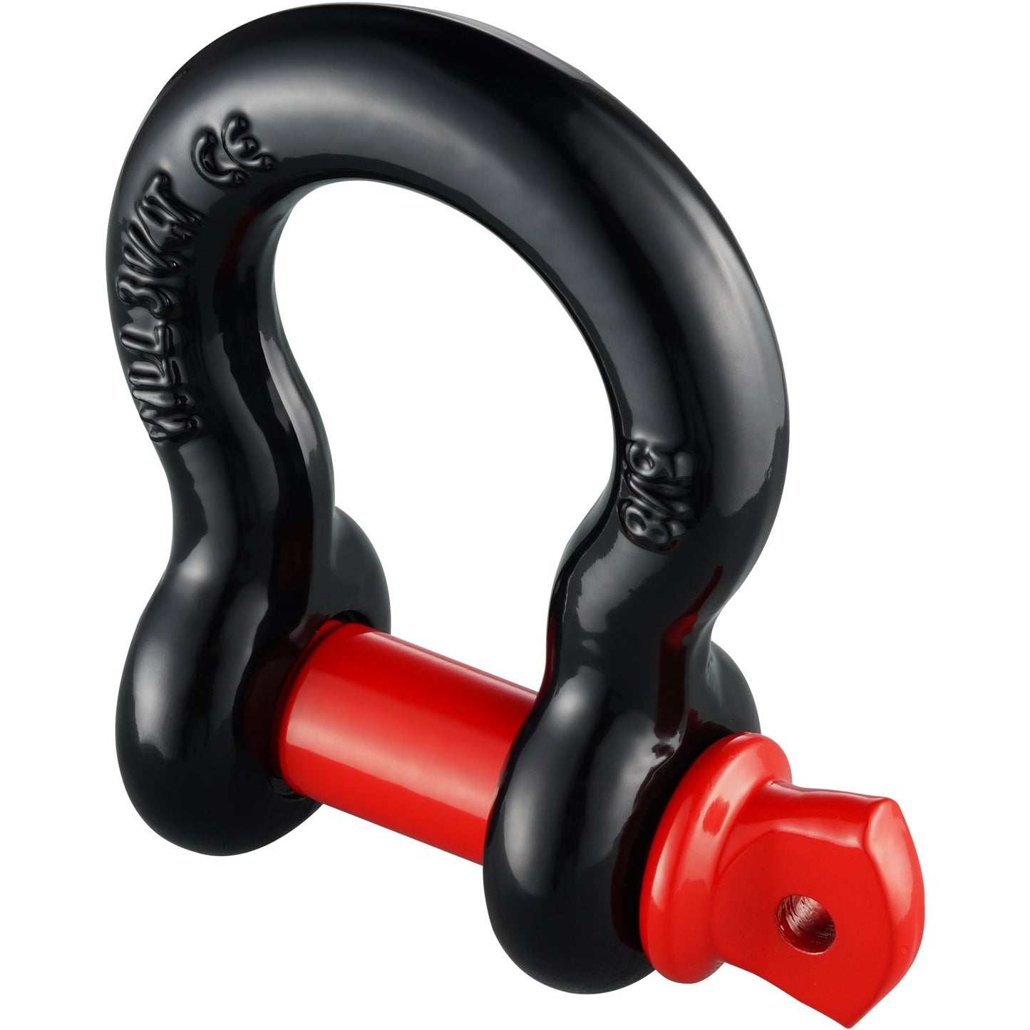 4er-Pack 5/8" D-Ringschäkel mit 3/4" Schraubstift 28660 lbs Bruchfestigkeit