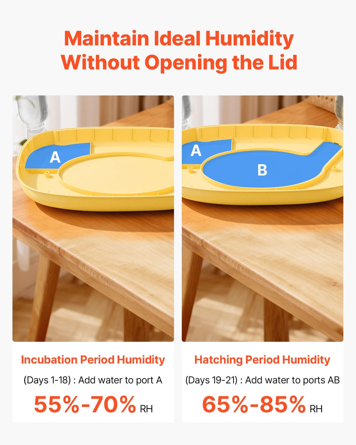 24 Egg Incubator, Automatic Egg Turner with LED Candler, Temperature & Humidity Control, 360° View Clear Window, Auto Water Refill, Poultry Eggs Incubators for Hatching Chicks Ducks Goose Quail